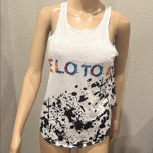 Nwt Terez Colorful Graphic Tank Top